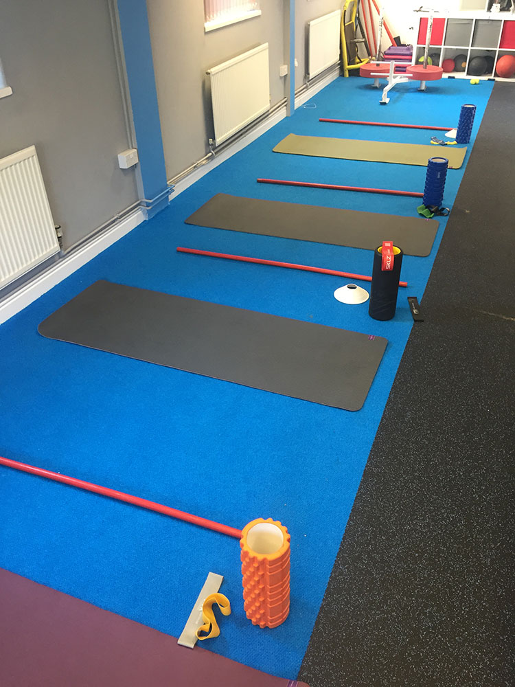 layout layout at frontier performance of exercise mats